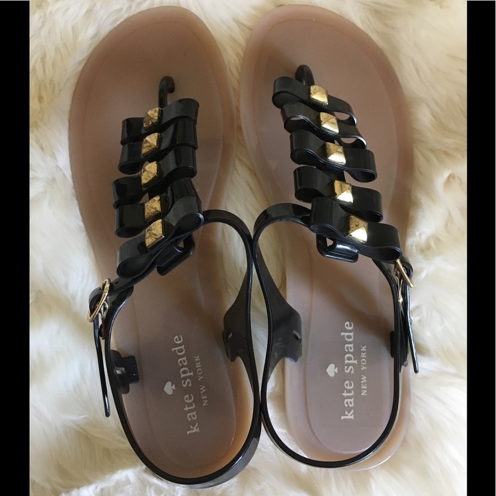 Kate Spade Jelly Bow Sandals